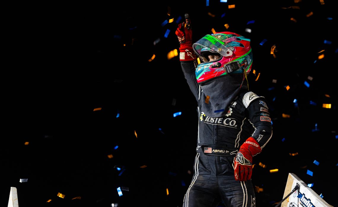 Rico Abreu Celebrates Williams Grove