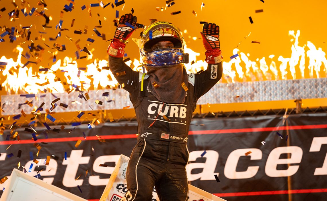 Rico Abreu Celebrating