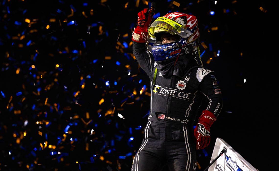 Rico Abreu Celebrating