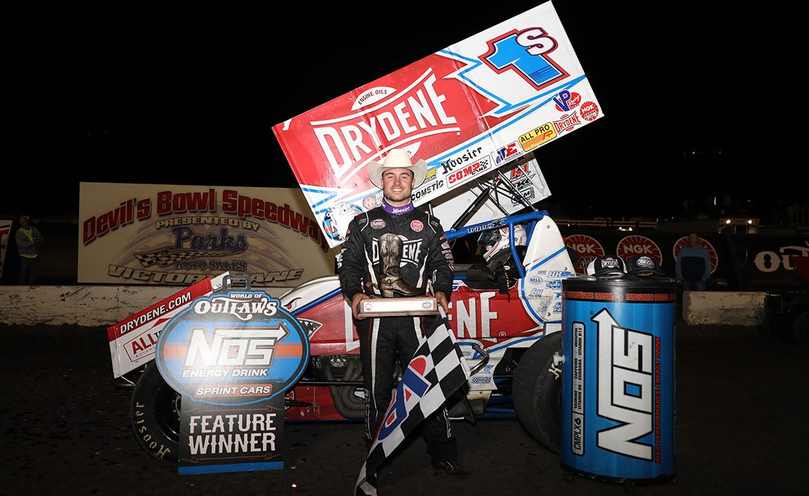 Night one of the Texas Outlaw Nationals at Devil's Bowl Speedway on April 12, 2019