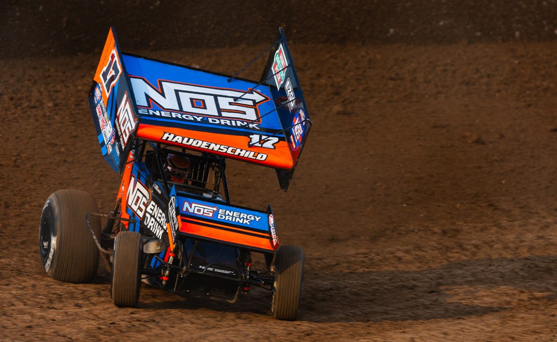 Sheldon Haudenschild racing at Beaver Dam