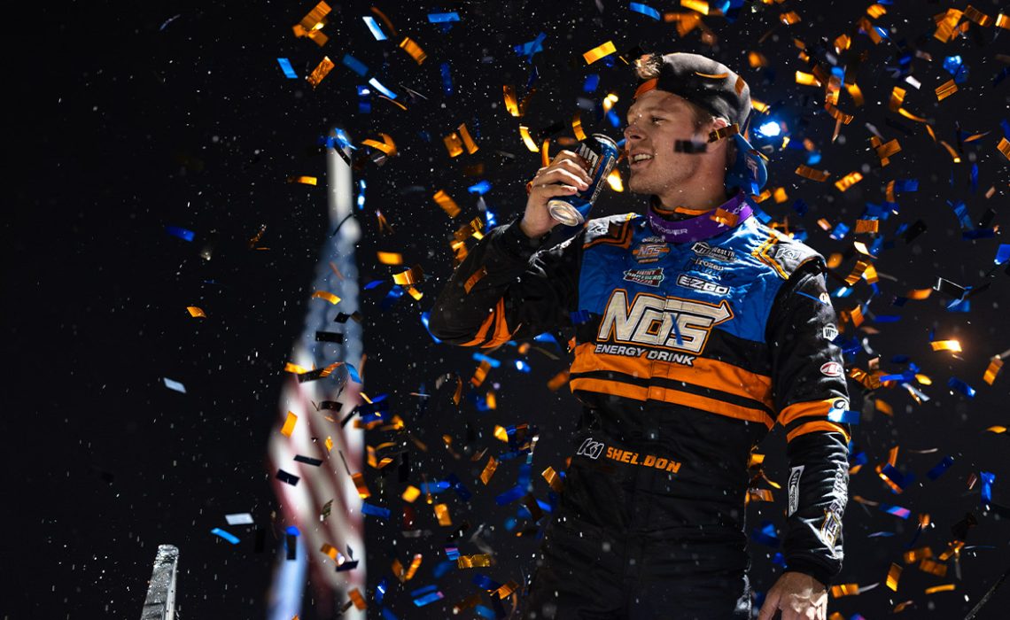 Sheldon Haudenschild Celebrating