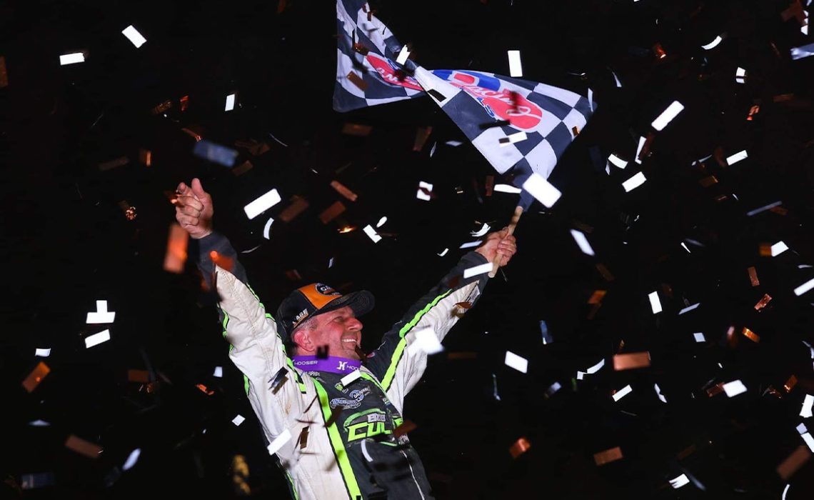 Brian Shirley in Victory Lane