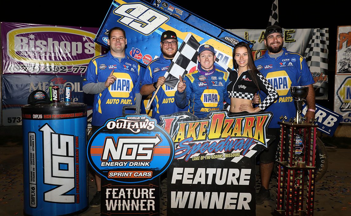 Brad Sweet wins at Lake Ozark Speedway