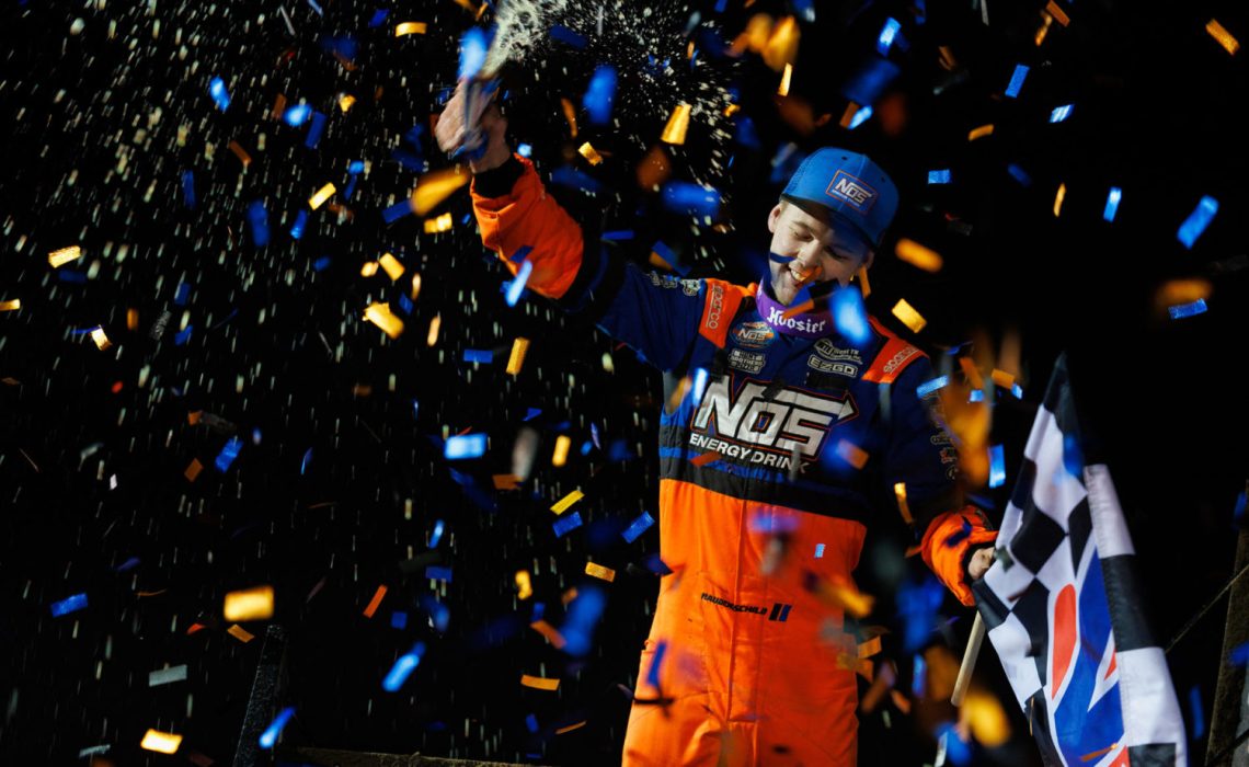 Sheldon Haudenschild Won a Thriller on Friday at Volusia Speedway Park