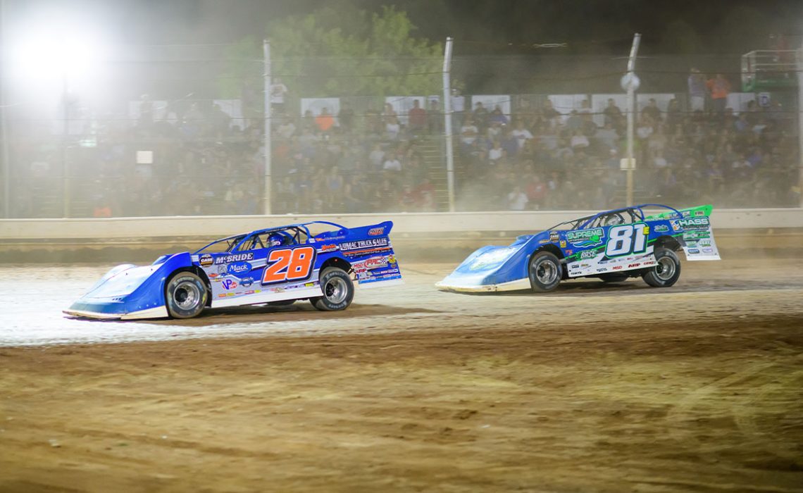 Dennis Erb Jr. and Tanner English battle at Sharon