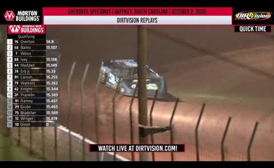 DIRTVISION REPLAYS | Cherokee Speedway October 2, 2020