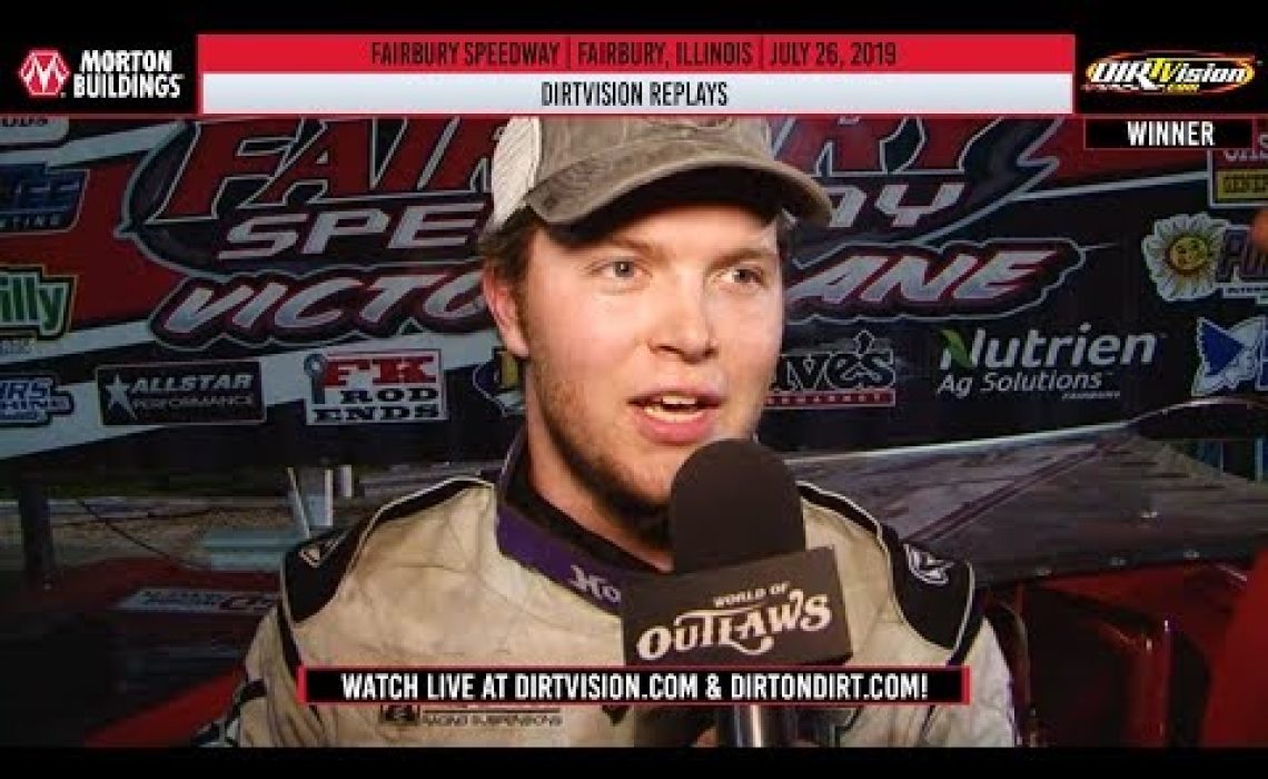 DIRTVISION REPLAYS | Fairbury Speedway July 26th, 2019