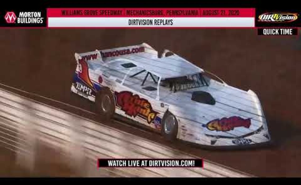 DIRTVISION REPLAYS | Williams Grove Speedway August 21st, 2020