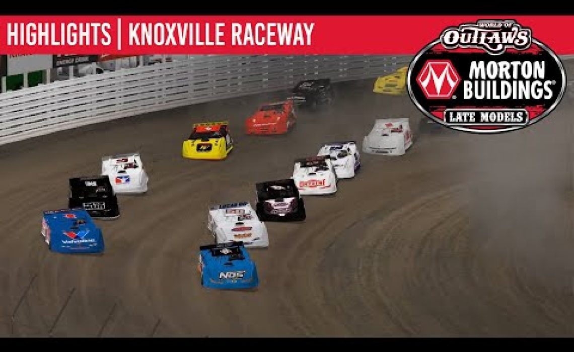 World of Outlaws Morton Buildings Late Models Knoxville Raceway, April 6, 2020 | HIGHLIGHTS