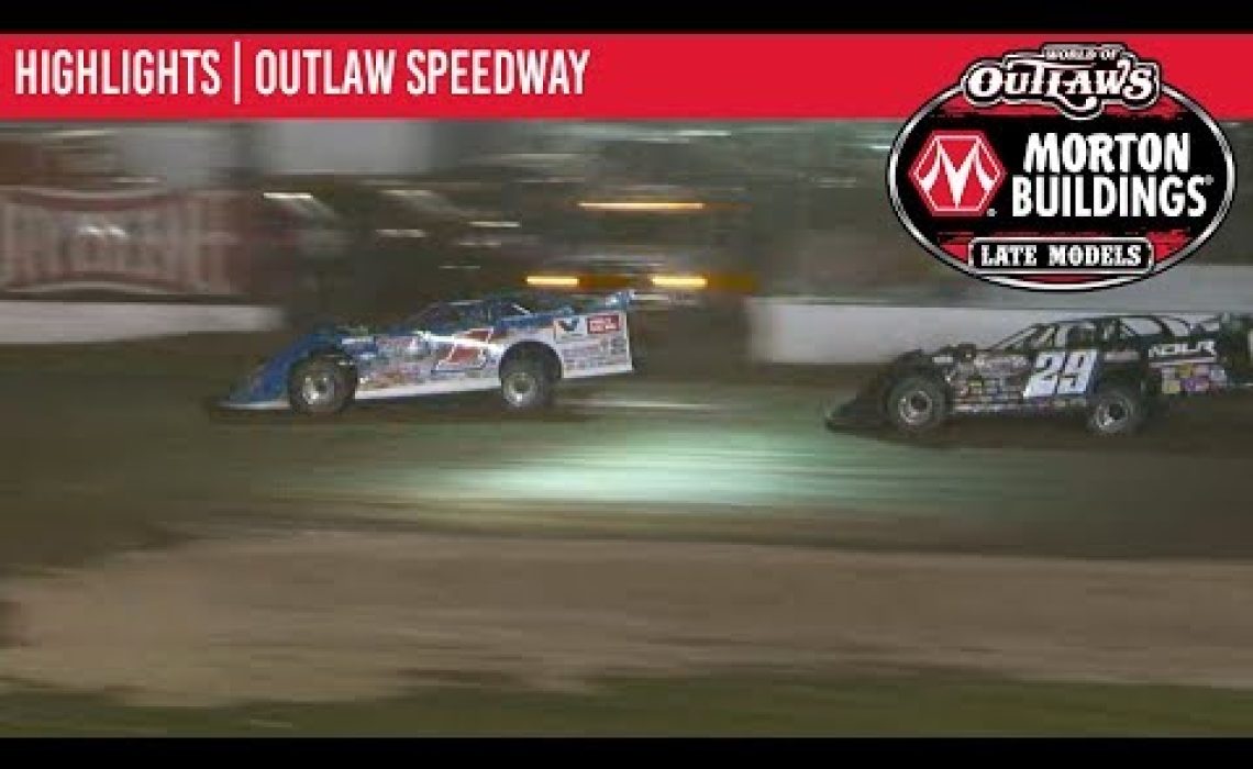 World of Outlaws Morton Buildings Late Models Outlaw Speedway, September 20th, 2019 | HIGHLIGHTS