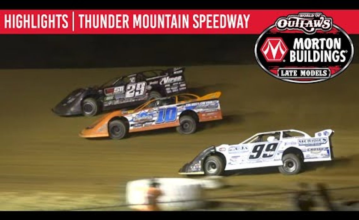 World of Outlaws Morton Buildings Late Models Thunder Mtn. Speedway September 26, 2020 | HIGHLIGHTS