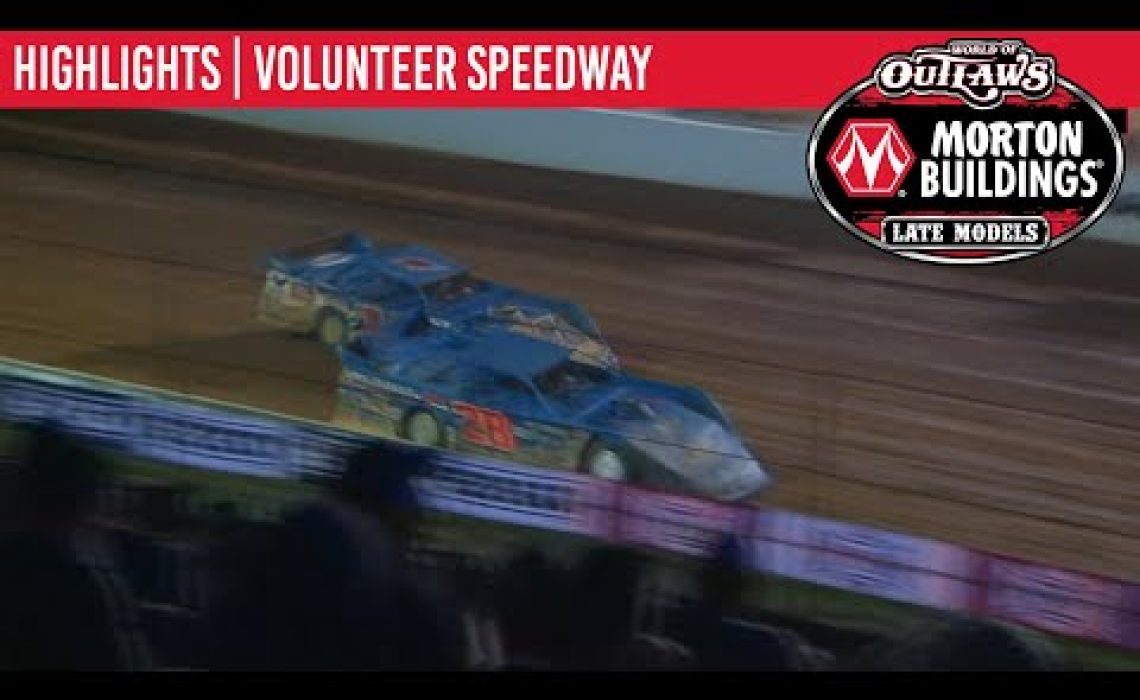 World of Outlaws Morton Buildings Late Models Volunteer Speedway, June 19th, 2020 | HIGHLIGHTS