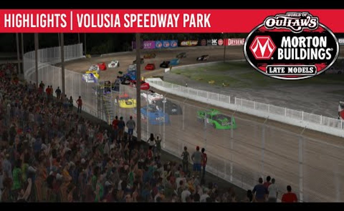 World of Outlaws Morton Buildings Late Models Volusia Speedway Park, May 4th, 2020 | HIGHLIGHTS