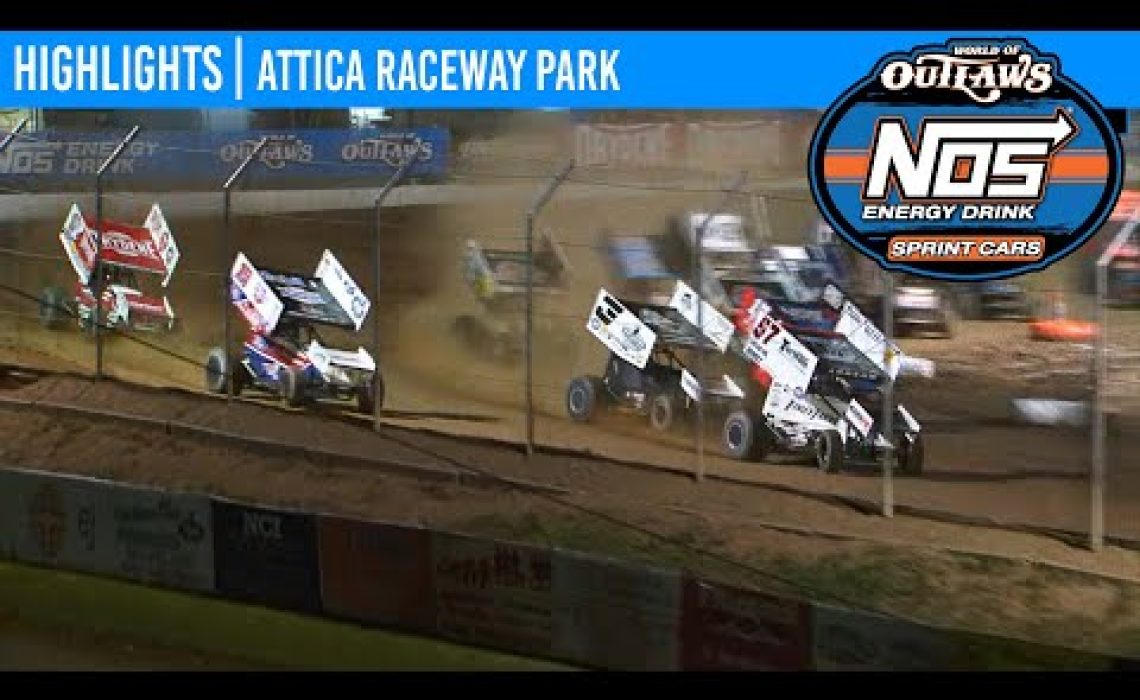 World of Outlaws NOS Energy Drink Sprint Cars Attica Raceway Park, July 14, 2020 | HIGHLIGHTS