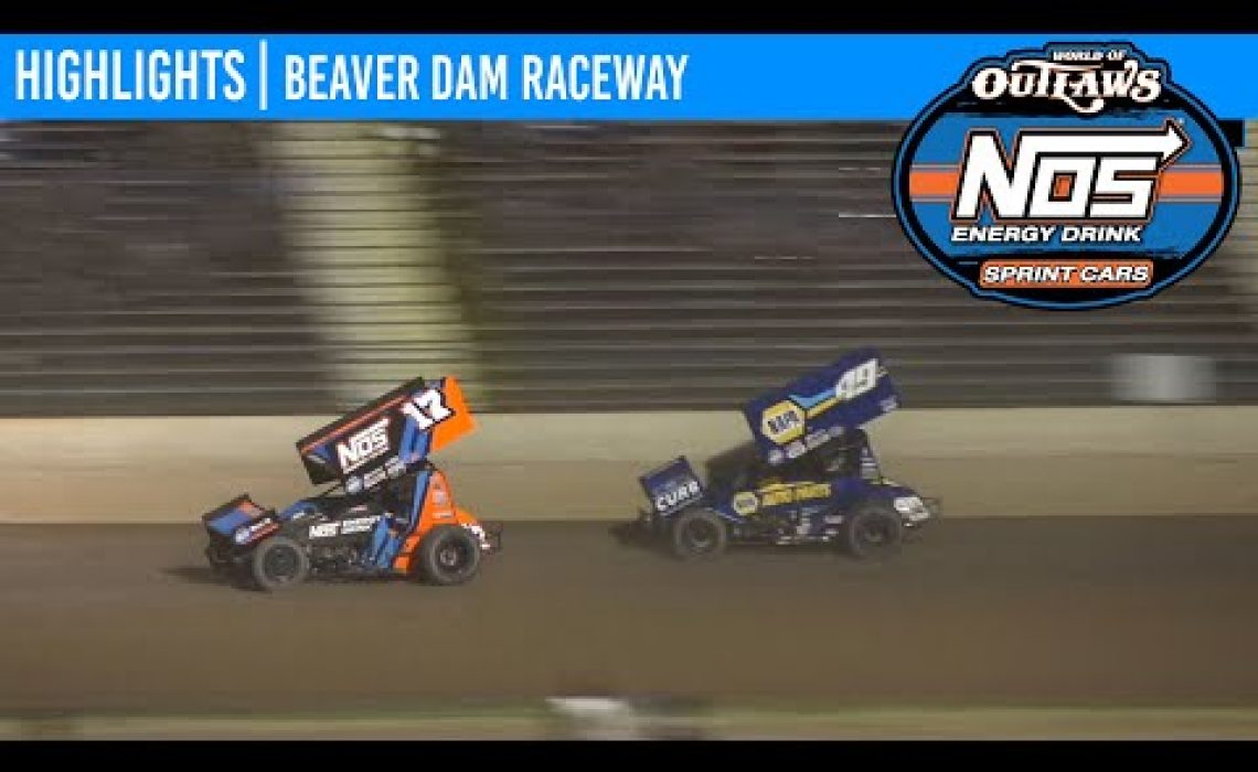 World of Outlaws NOS Energy Drink Sprint Cars Beaver Dam Raceway, June 5, 2020 | HIGHLIGHTS