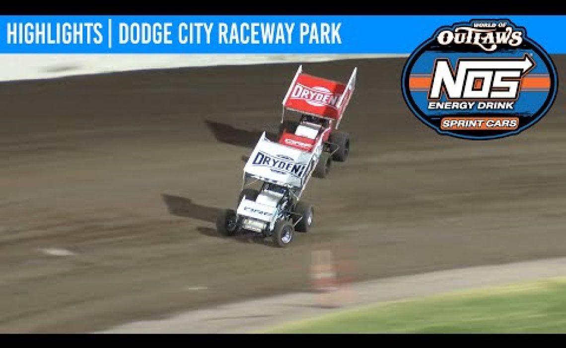 World of Outlaws NOS Energy Drink Sprint Cars Dodge City Raceway September 11, 2020 | HIGHLIGHTS