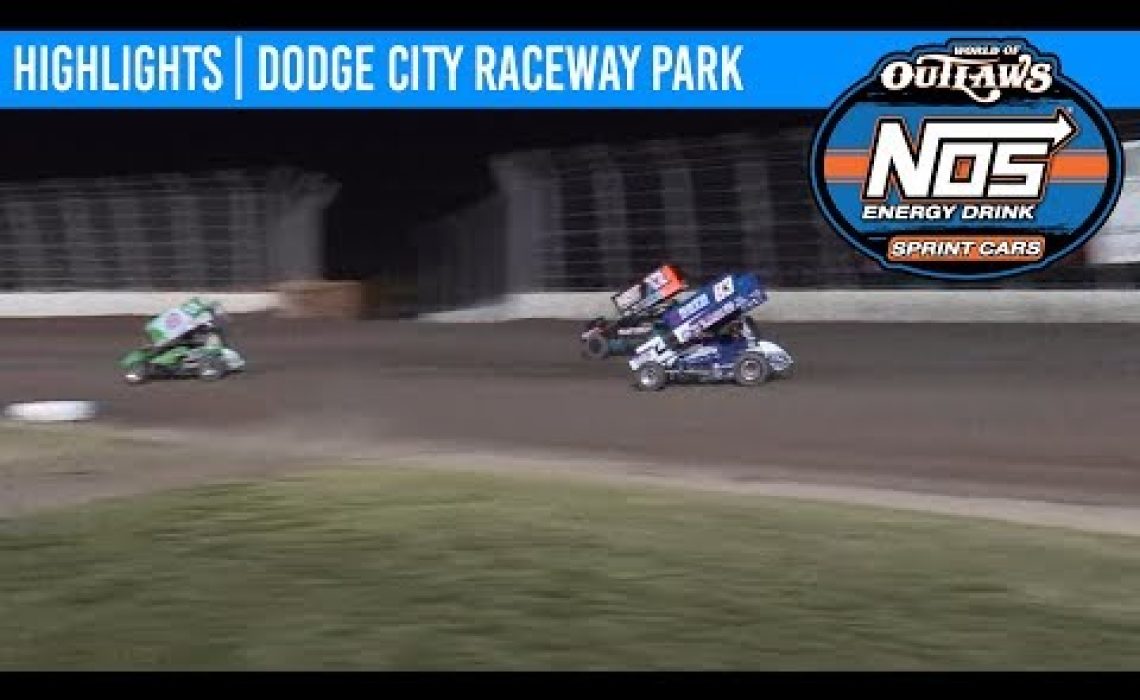 World of Outlaws NOS Energy Drink Sprint Cars Dodge City Raceway, September 20th, 2019 | HIGHLIGHTS