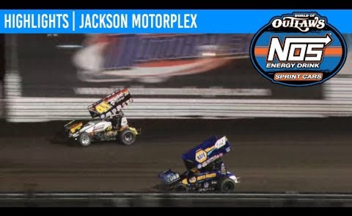 World of Outlaws NOS Energy Drink Sprint Cars Jackson Motorplex, June 27, 2019 | HIGHLIGHTS