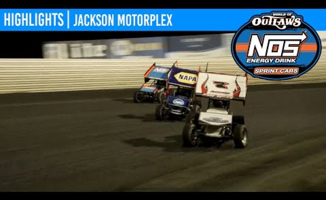 World of Outlaws NOS Energy Drink Sprint Cars Jackson Motorplex, June 27, 2020 | HIGHLIGHTS