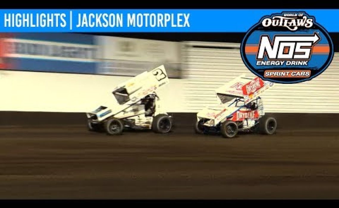 World of Outlaws NOS Energy Drink Sprint Cars Jackson Motorplex, June 28, 2019 | HIGHLIGHTS