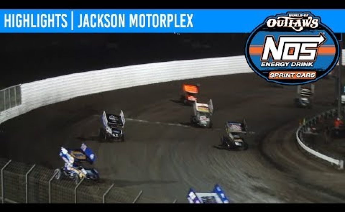 World of Outlaws NOS Energy Drink Sprint Cars Jackson Motorplex, June 29, 2019 | HIGHLIGHTS