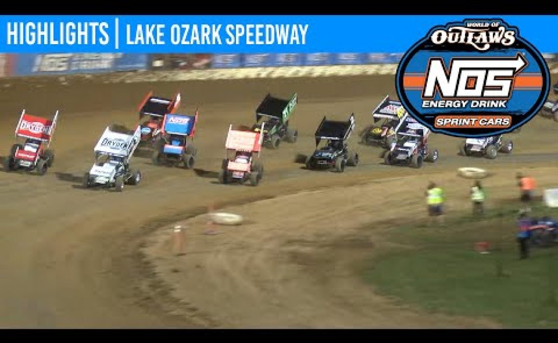 World of Outlaws NOS Energy Drink Sprint Cars Lake Ozark Speedway, May 29, 2020 | HIGHLIGHTS