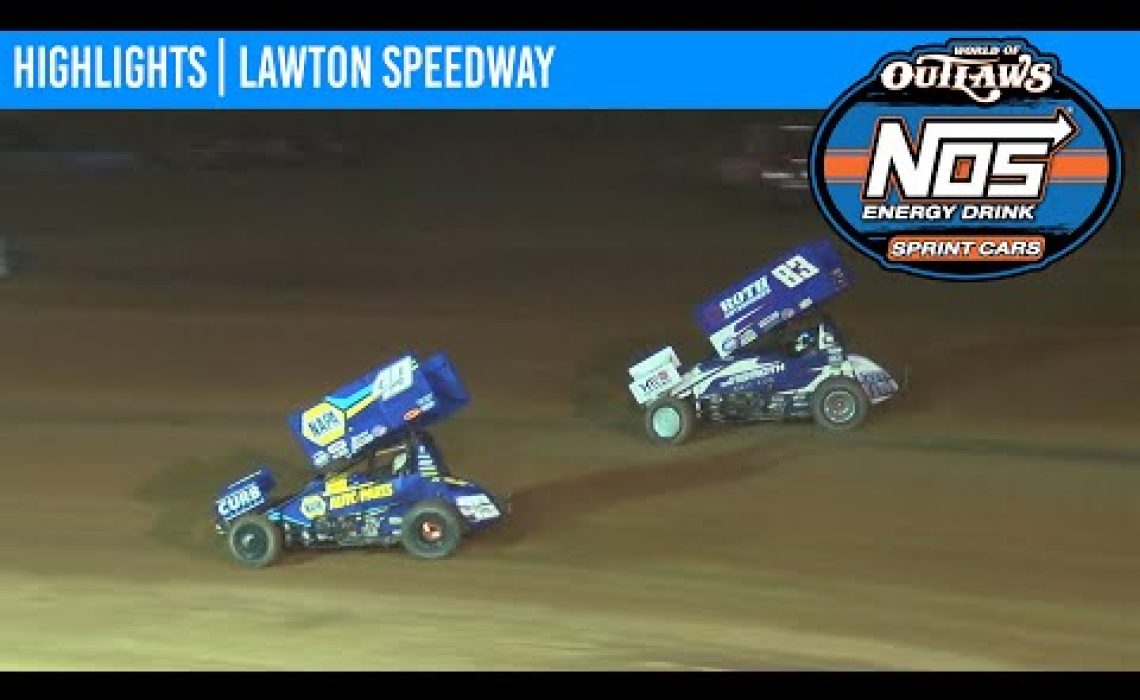 World of Outlaws NOS Energy Drink Sprint Cars Lawton Speedway September 18, 2020 | HIGHLIGHTS