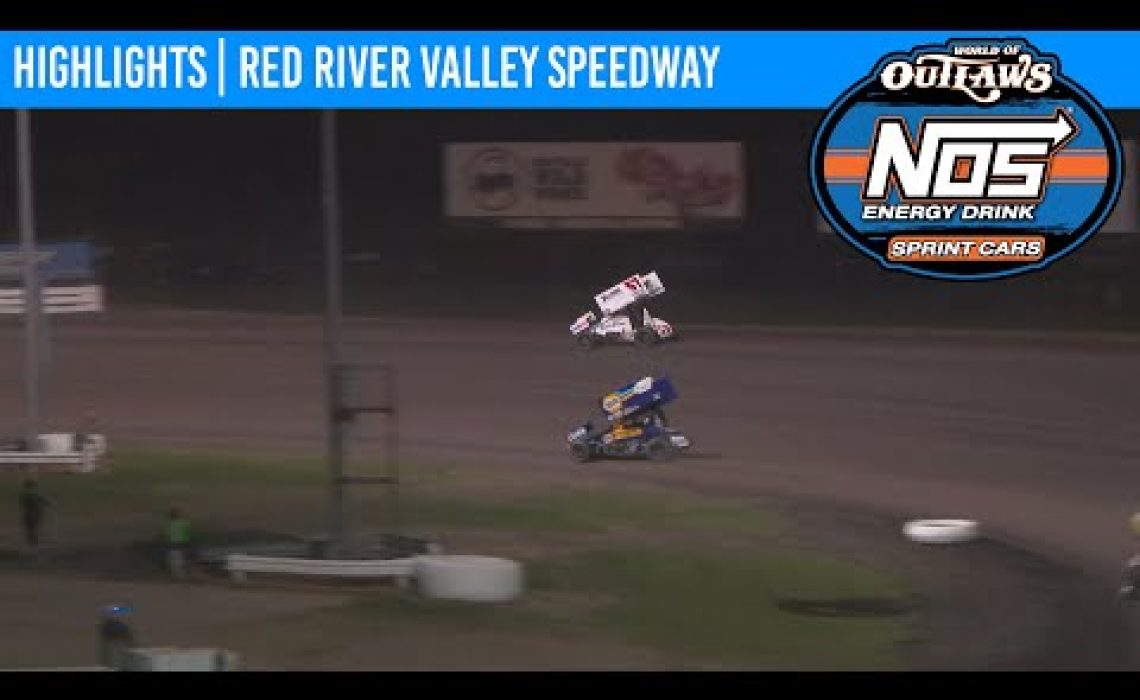 World of Outlaws NOS Energy Drink Sprint Cars Red River Valley Speedway August 22, 2020 | HIGHLIGHTS