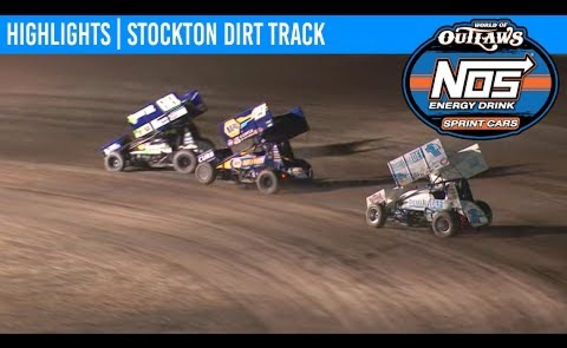 World of Outlaws NOS Energy Drink Sprint Cars Stockton Dirt Track, September 13th, 2019 | HIGHLIGHTS