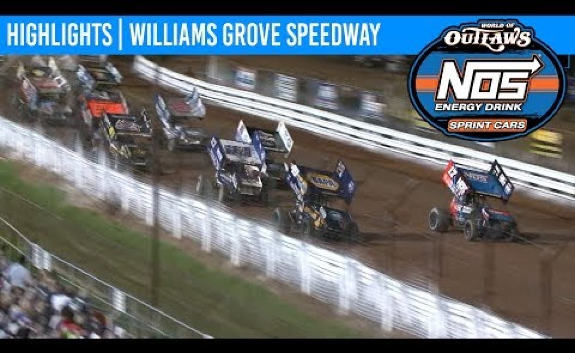 World of Outlaws NOS Energy Drink Sprint Cars Williams Grove Speedway, July 27th, 2019 | HIGHLIGHTS